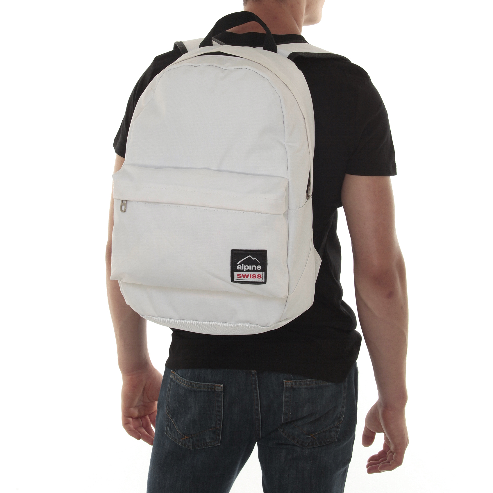 Alpine Swiss Midterm Backpack School Bag Bookbag Daypack 1 Yr Warranty